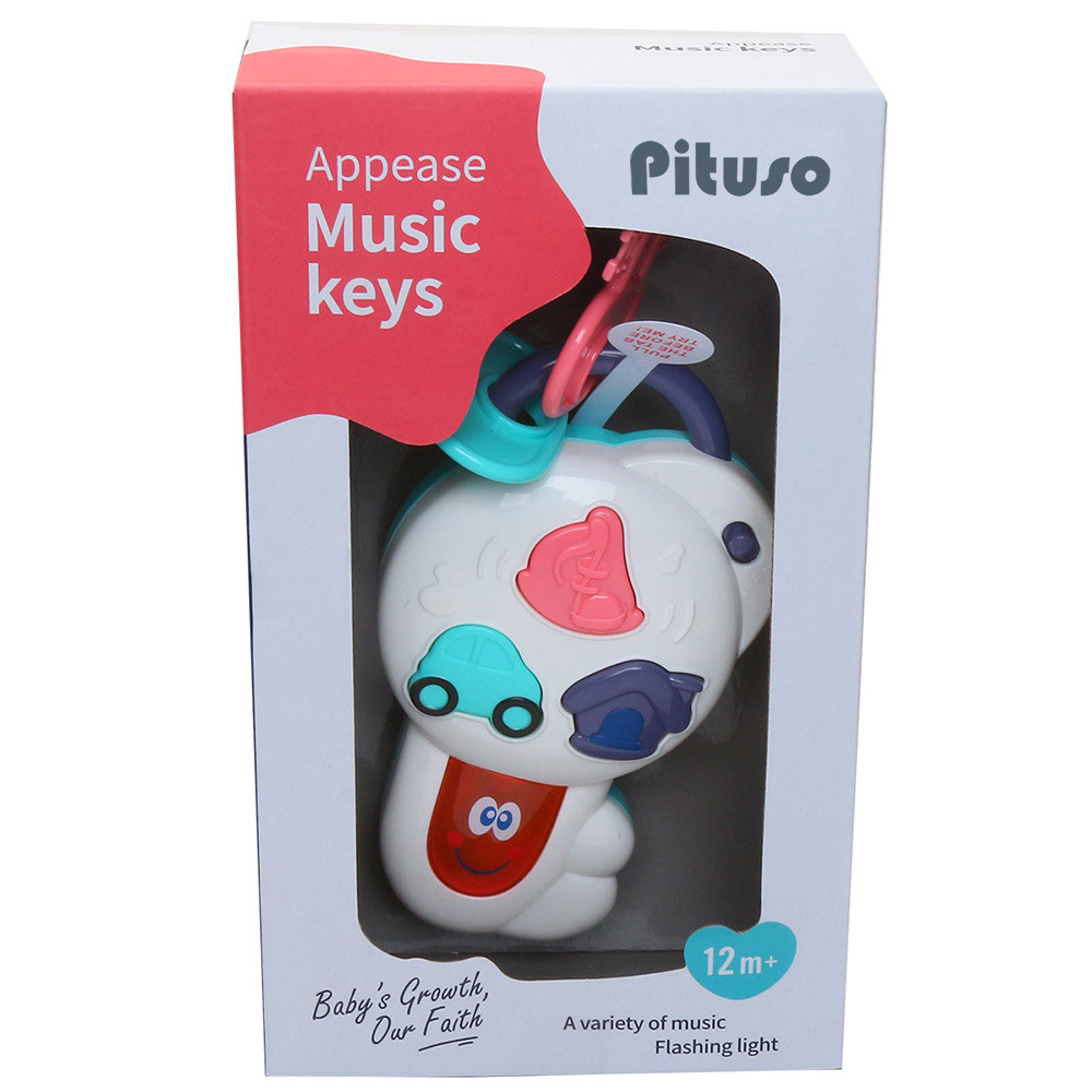 Pituso: Развивающая игрушка Волшебный ключ свет, звук белый - фото 2 - id-p110426718