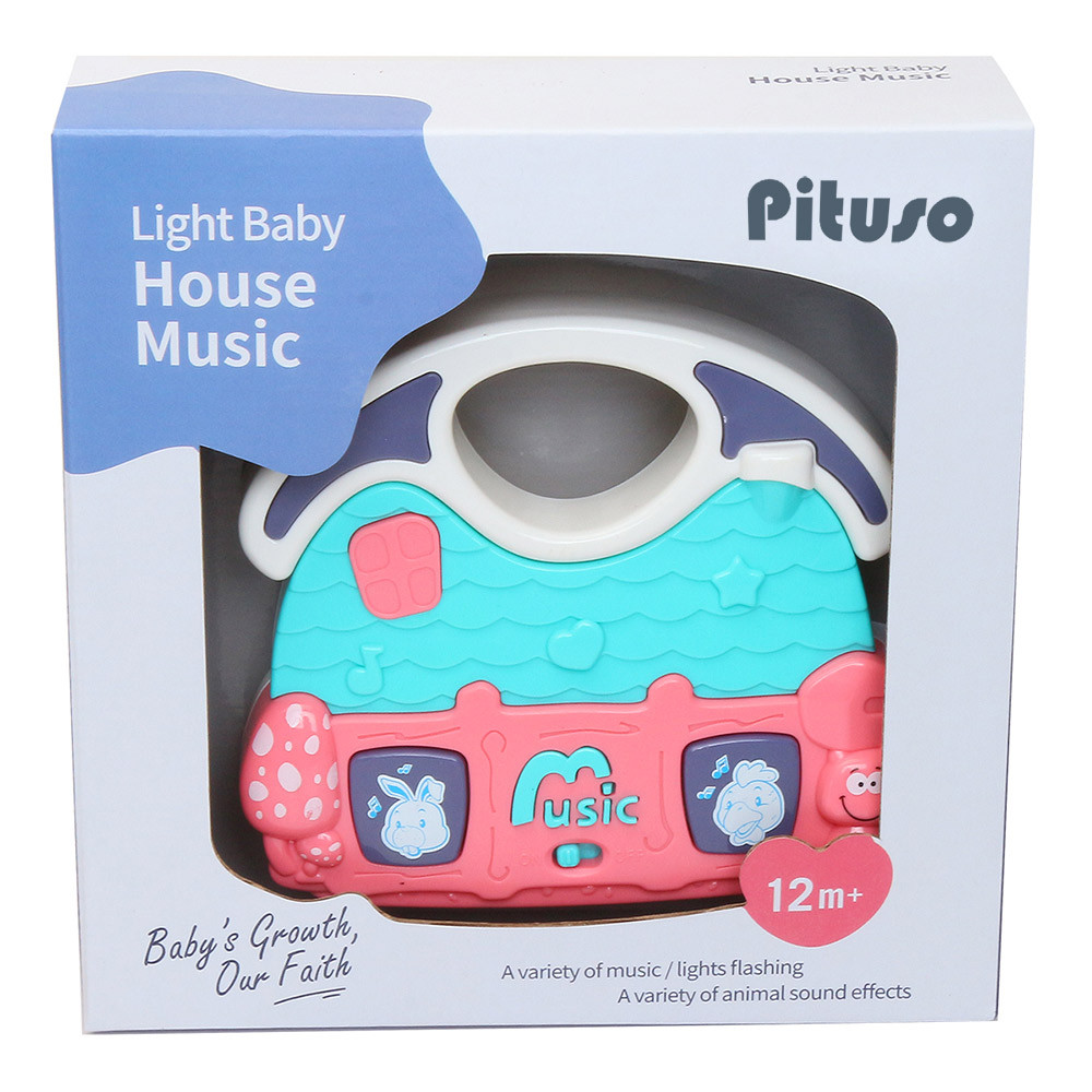 Pituso: Развивающая игрушка Музыкальный дом (свет,звук) (голубой) - фото 2 - id-p110426747