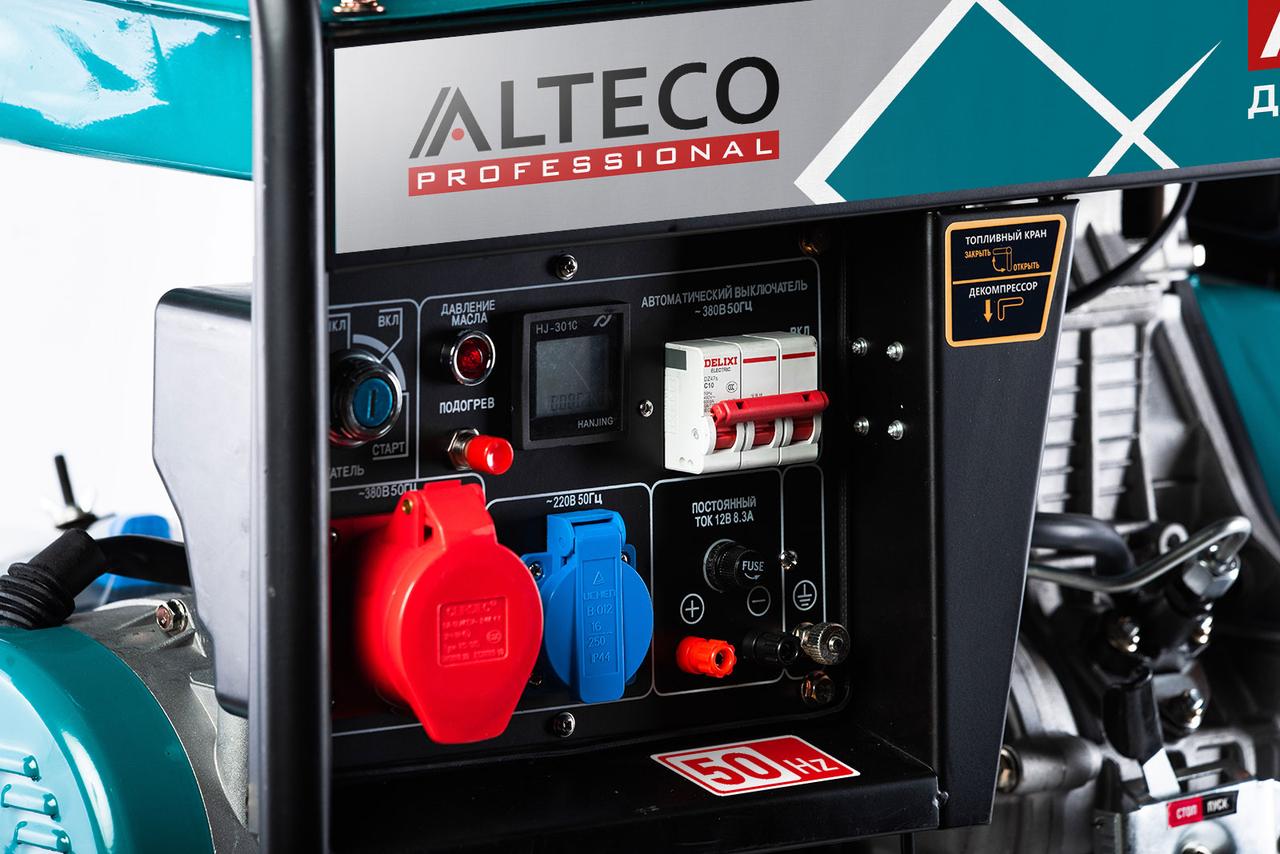 Дизельный генератор ALTECO ADG-7500TE / 5.2кВт / 220/380В - фото 7 - id-p110356672
