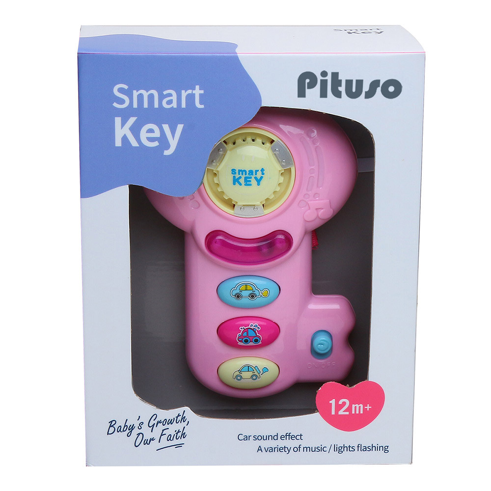 Pituso: Развивающая игрушка Музыкальный ключ (свет,звук) (розовый) - фото 2 - id-p110426776