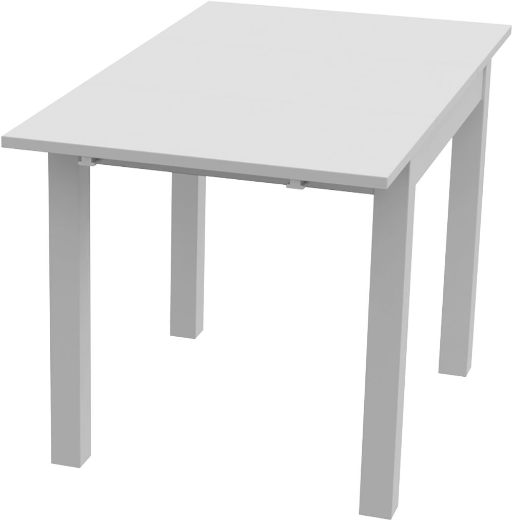 Стол кухонный  Вардиг М белый шпон 120-180x80x74 см