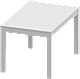 Стол кухонный  Вардиг М белый шпон 120-180x80x74 см, фото 6