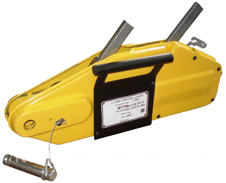 Лебедка механическая МТТМ (к2) 3т\20м с канатом 16мм, фото 1