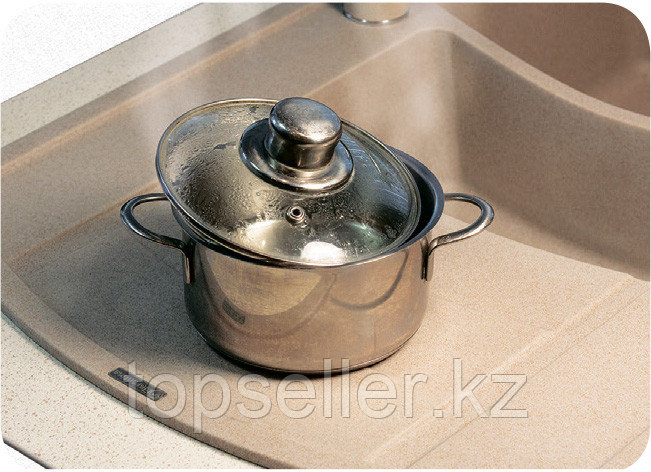 Кухонная мойка накладная Florentina Липси-600 коричневый - фото 5 - id-p110427712