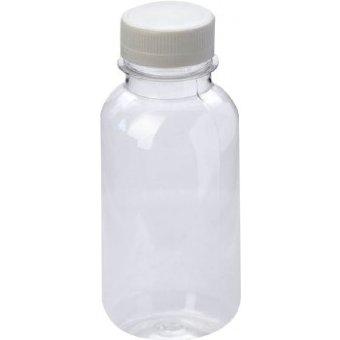 Бутылка ПЭТ 0,25 л. Прозрачная с крышкой в комплекте  (100шт.)