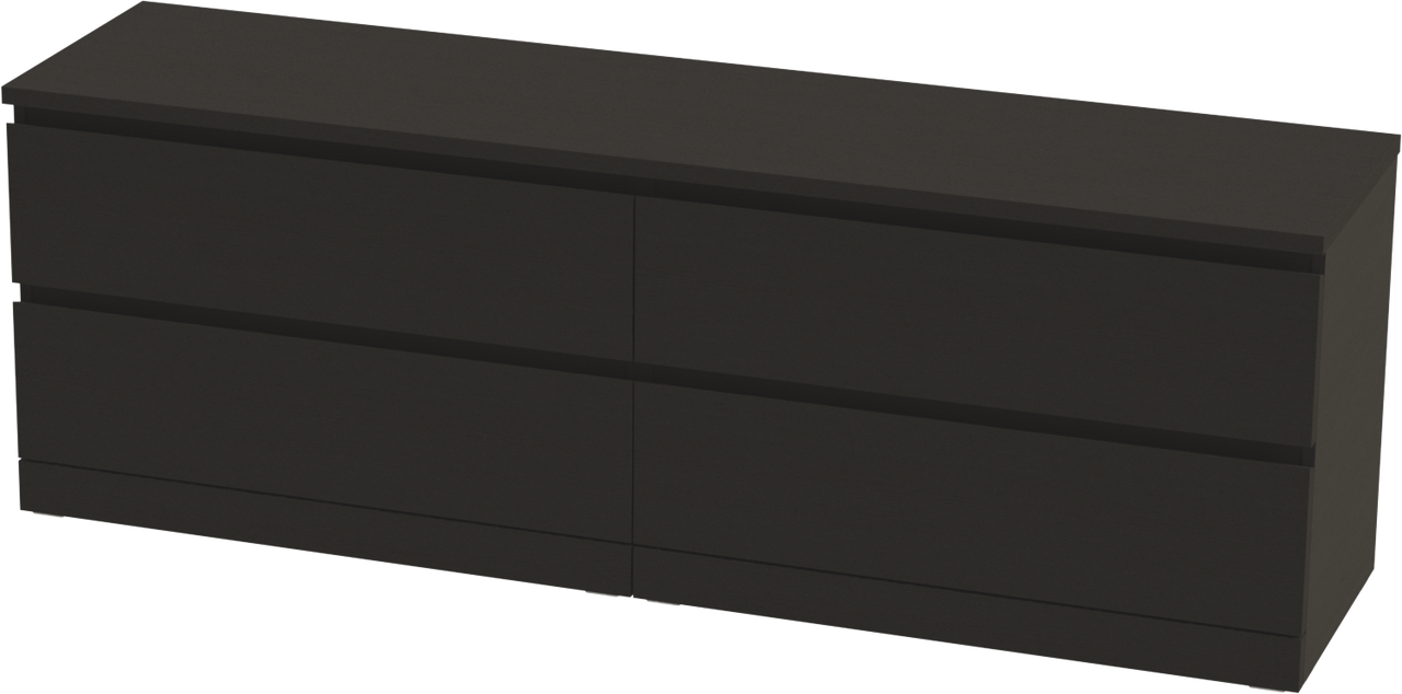 Комод VARMA 4D (ВАРМА 4Д), черный ясень