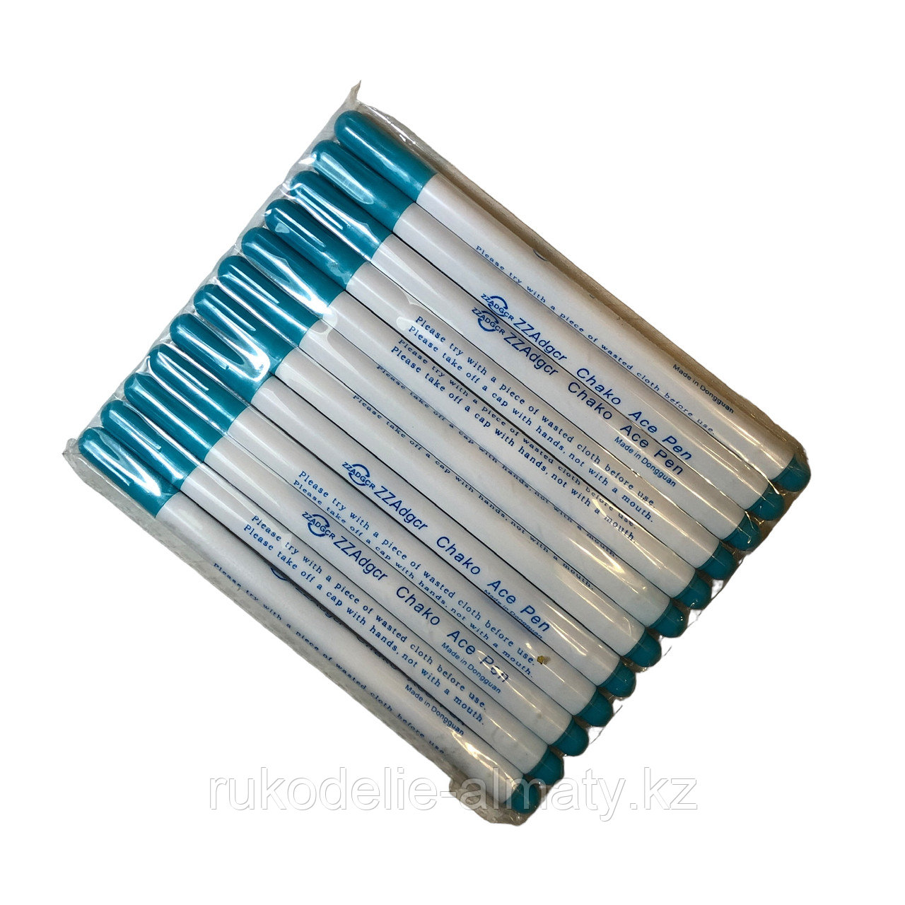 Маркер для ткани, смываемый холодной водой ADGCR Chako Ace Pen голубой - фото 3 - id-p110428306