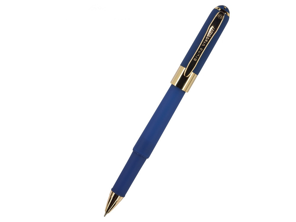 Ручка пластиковая шариковая Monaco, 0,5мм, синие чернила, темно-синий - фото 1 - id-p110467209
