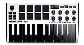MIDI-клавиатура AKAI MPK MINI 3 WHITE USB