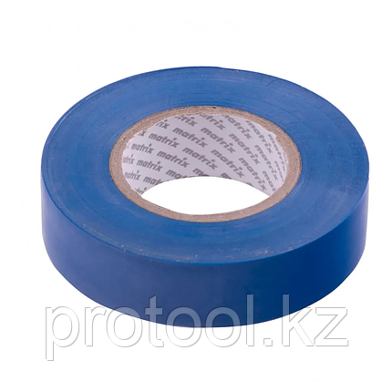 Изолента ПВХ, 19 мм х 20 м, синяя, 150мкм// Matrix, фото 2