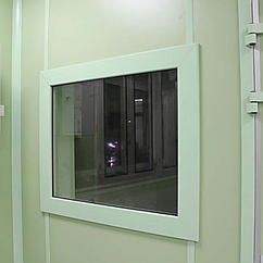 Окно рентгенозащитное 370х320х70 мм 2,5 Pb