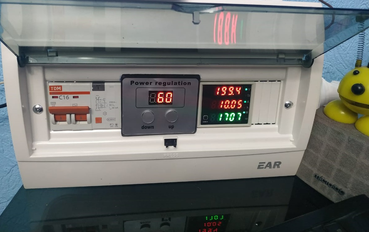 Регулятор напряжения, скорости, температуры, диммер AC220 В10000 Вт80A цифровое управление SCR - фото 6 - id-p92216330