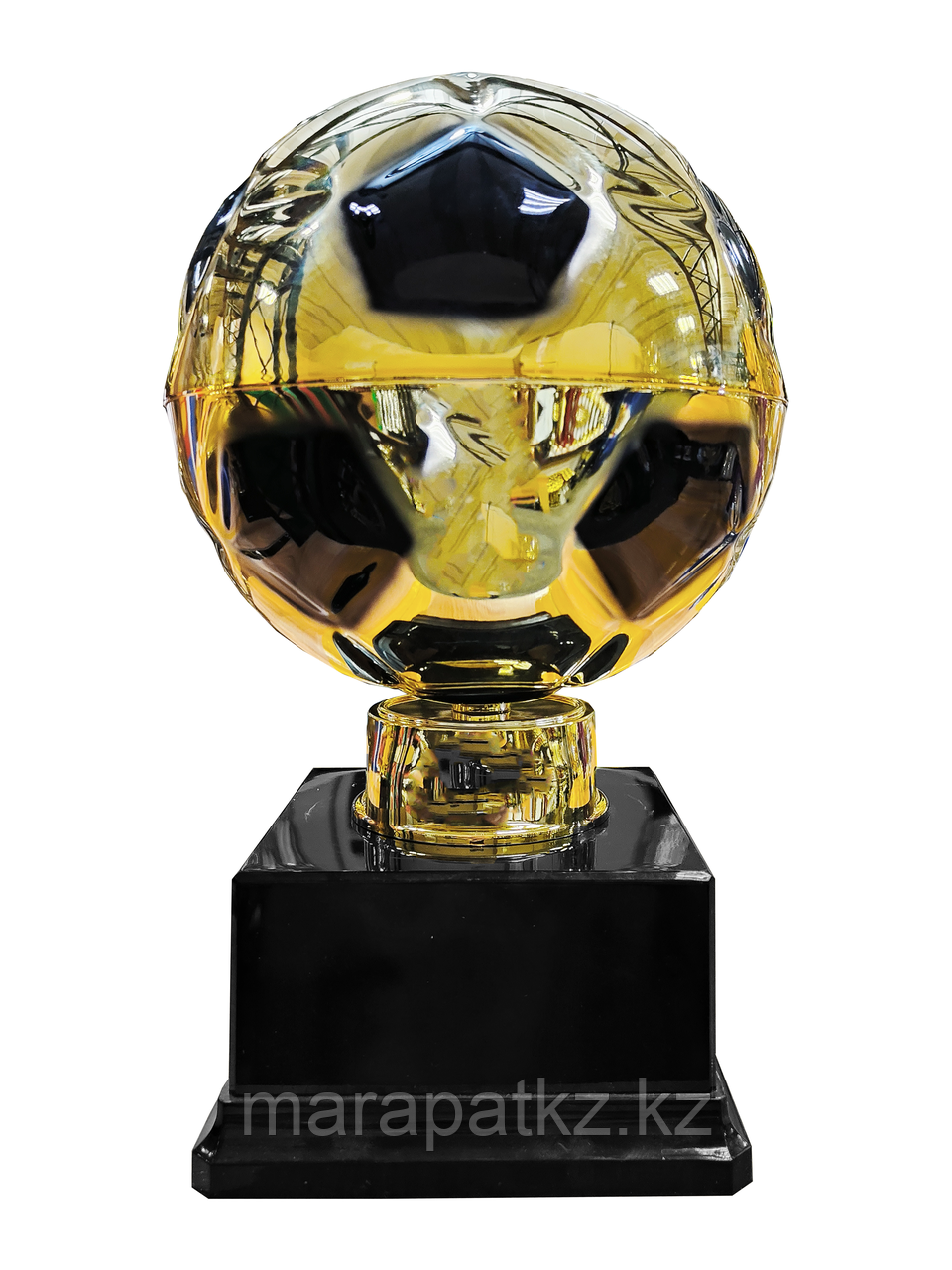 Награда мяч ФУТБОЛ (ЗОЛОТО/ЧЁРНЫЙ, МЕТАЛЛ, Италия) - фото 2 - id-p110476920