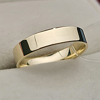 Обручальное кольцо 2.79 гр, размер 18/4мм Желтое золото 585 проба