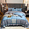 Комплект сатинового постельного белья с принтом из лошадок HERMES, фото 10