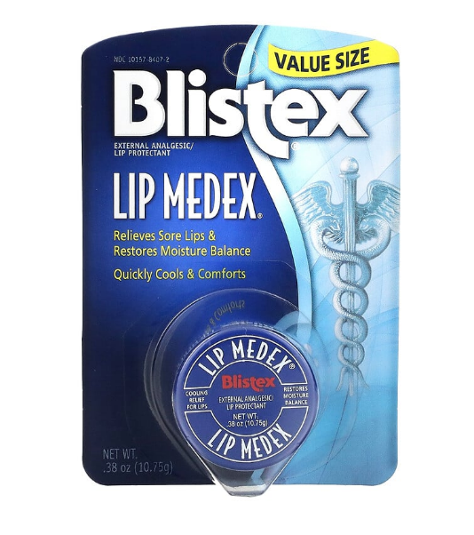 Blistex, Lip Medex, наружное обезболивающее средство для защиты губ, 10,75 г (0,38 унции) - фото 2 - id-p110480090