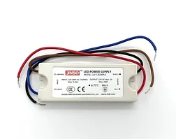 Драйвер (пластик) 12V 24W IP67 (1 выход) JLV-12024PA-E