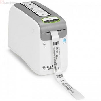 Принтер DT Printer ZD510 Wristband ZPL II, XML, 300 dpi, EU and UK Cords, USB, USB Host, Ethernet, BTLE