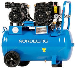 Компрессор безмасляный 220В, ресивер 50л, 440л/мин NORDBERG NCEO50/440