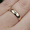 Обручальное кольцо 1,14 гр, 16.5 размер 4 мм, Красное золото 585 проба, фото 4