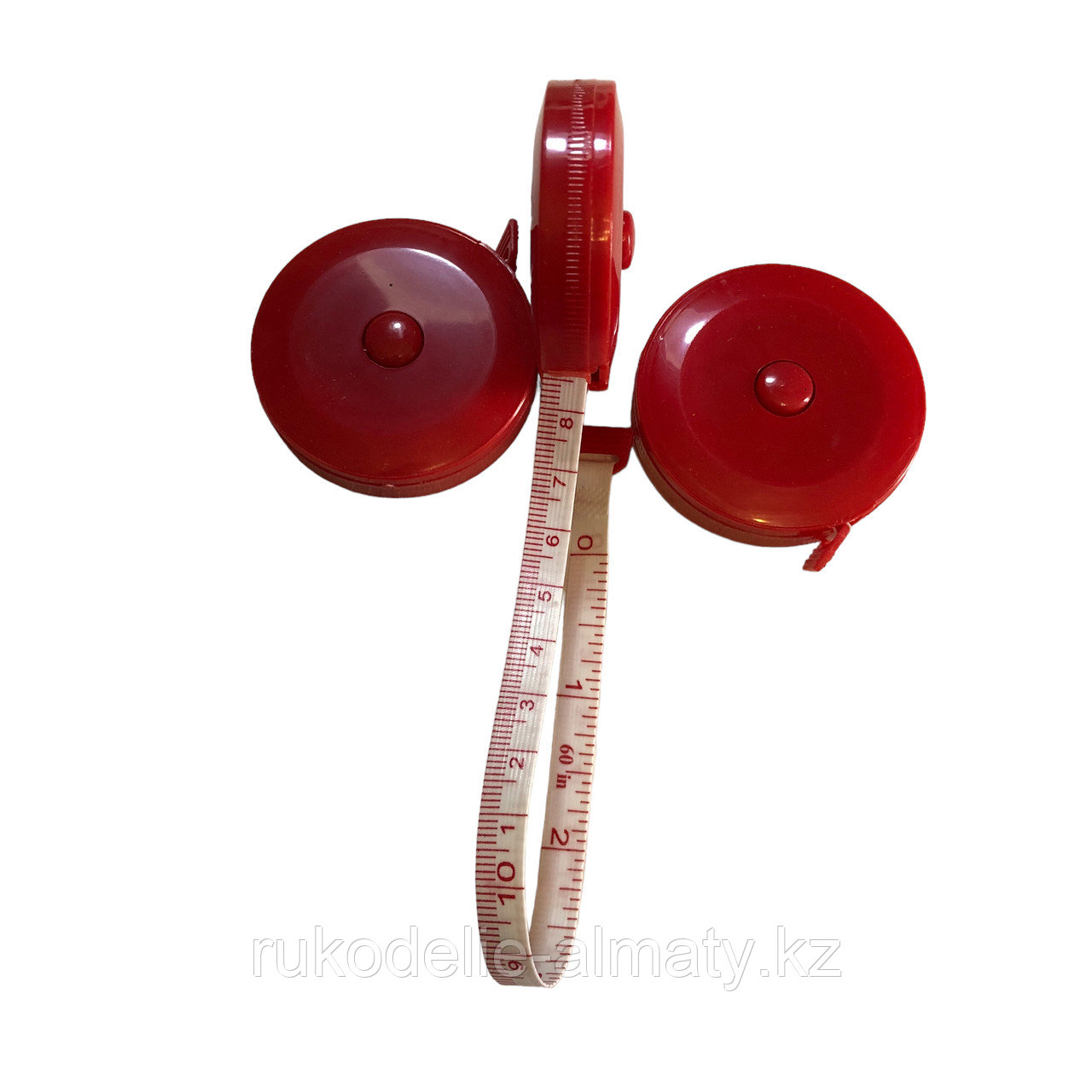 Измерительная сантиметровая лента в рулетке красный - фото 3 - id-p110500387
