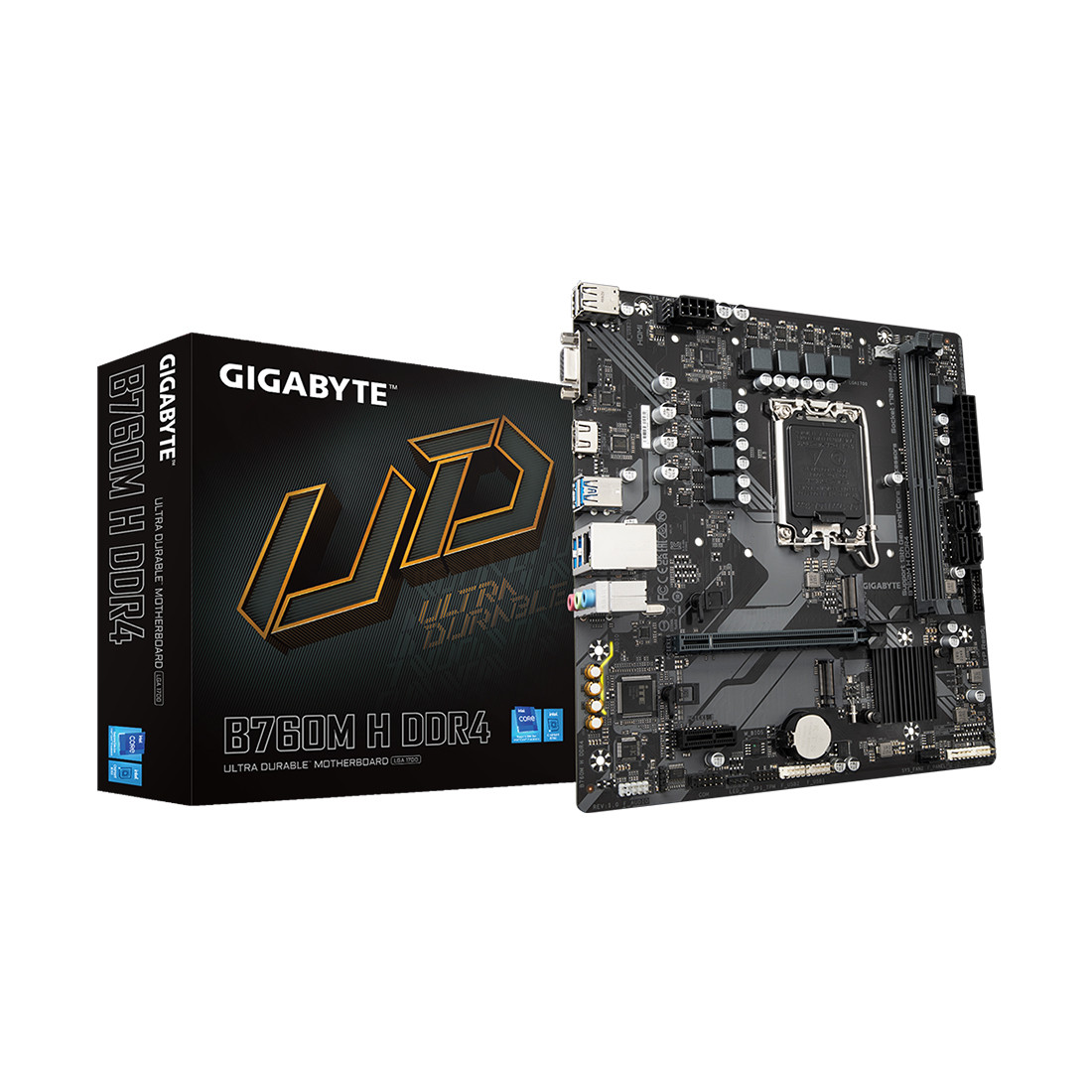 Материнская плата Gigabyte B760M H DDR4, фото 1
