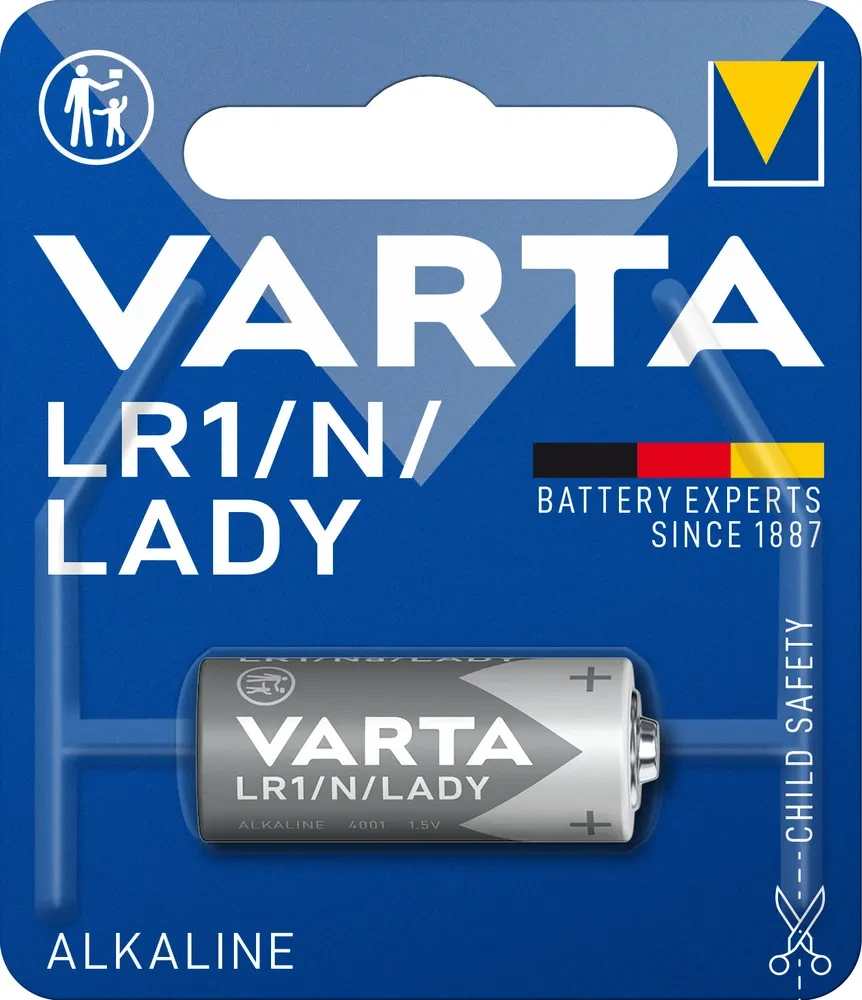 Батарейка LR1 Varta Professional