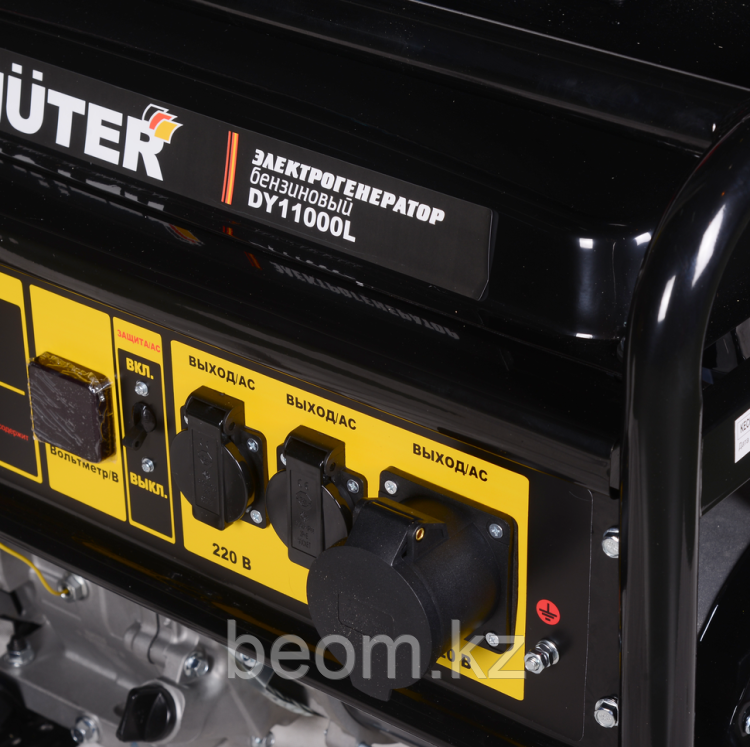 Бензиновый генератор Huter DY11000L (8.5 кВт | 220В) ручной запуск - фото 2 - id-p110384628