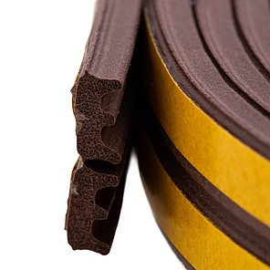 Уплотнитель резиновый, 6 м, профиль "E", коричневый// Сибртех, фото 2