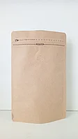 Крафт пакет для кофе с клапаном дегазации 150*230+2*50 мм (0,250кг)