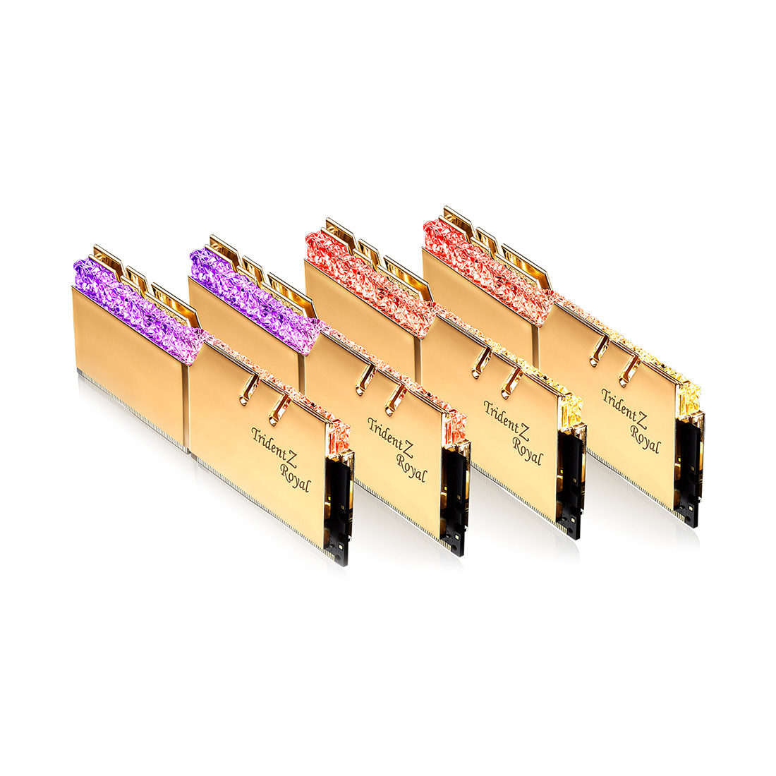 Комплект модулей памяти G.SKILL TridentZ Royal F4-3600C18Q-128GTRG DDR4 128GB (Kit 4x32GB) 3600MHz - фото 1 - id-p110507766