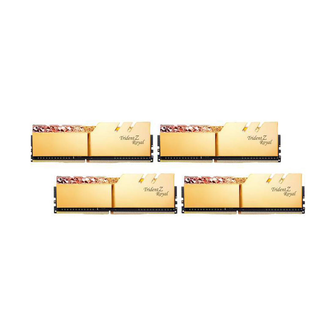 Комплект модулей памяти G.SKILL TridentZ Royal F4-3600C18Q-128GTRG DDR4 128GB (Kit 4x32GB) 3600MHz - фото 2 - id-p110507766