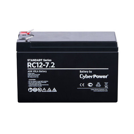 Аккумуляторная батарея CyberPower RC12-7,2 12В 7,2 Ач, фото 2