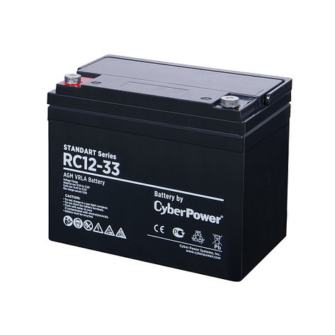 Аккумуляторная батарея CyberPower RC12-33 12В 33 Ач, фото 2
