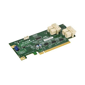 nVME хост шинасының адаптері Supermicro AOC-SLG3-4E4R-O