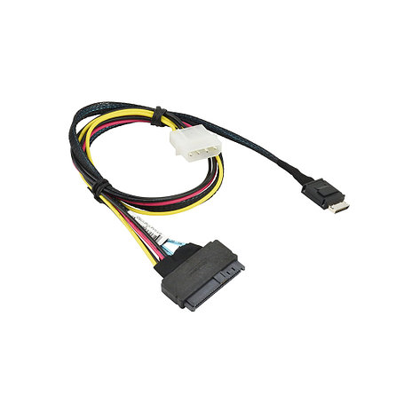 Кабель интерфейсный OCuLink в U.2 Supermicro CBL-SAST-0956, фото 2