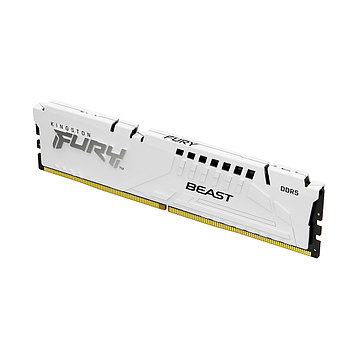 Модуль памяти Kingston FURY Beast White XMP EXPO KF552C40BW-16 DDR5 16GB 5200MHz, фото 2