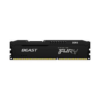 Комплект модулей памяти Kingston Fury Beast Black KF316C10BBK2/8 DDR3 8GB (Kit 2x4GB) 1600MHz, фото 2