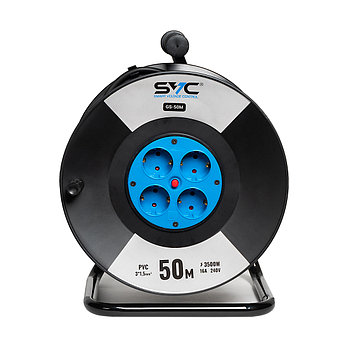 Удлинитель на катушке SVC GS-50M 50м. 240 в., фото 2