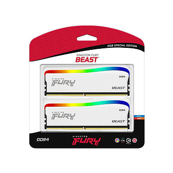 Комплект модулей памяти Kingston FURY Beast RGB KF432C16BWAK2/16 DDR4 16GB (Kit 2x8GB) 3200MHz, фото 2