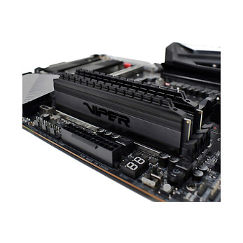 Комплект модулей памяти Patriot Viper 4 Blackout PVB48G320C6K DDR4 8GB (Kit 2x4GB) 3200MHz, фото 2