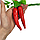 Искусственный овощ перец чили маленький связка муляж красные, фото 3