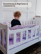 Детская кровать BambinoBed 80x160 см белый (О), фото 4