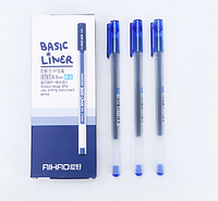 Ручка гелевая AIHAO Basic Liner 1 шт, цвет чернил синий