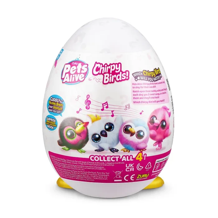 Игрушка Pets Alive Chirpy Birds Яйцо в непрозрачной упаковке (Сюрприз)