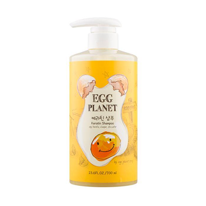 Кератиновый шампунь с экстрактом яичного желтка EGG PLANET Keratin Shampoo