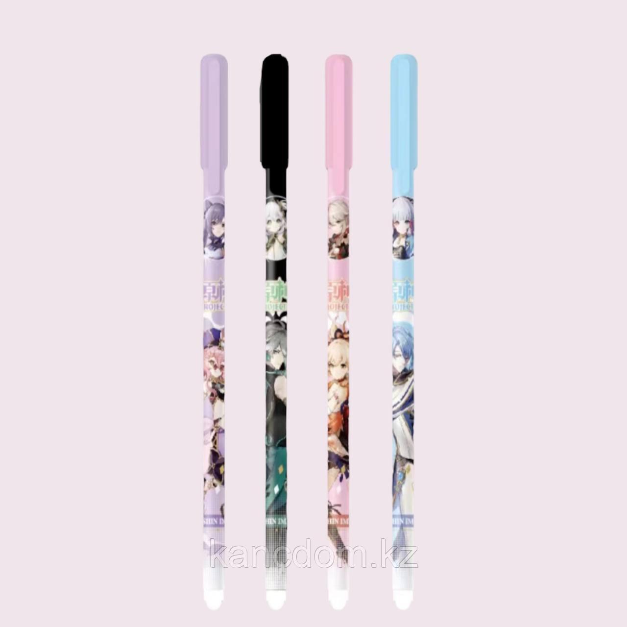 Ручка Гелиевая стирающая 0.5мм Anime 006 blue 12шт