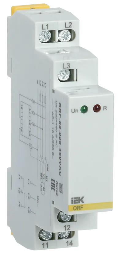 Реле контроля фаз ORF-03 3 фазы 220-460В AC автоматическое IEK - купить ...