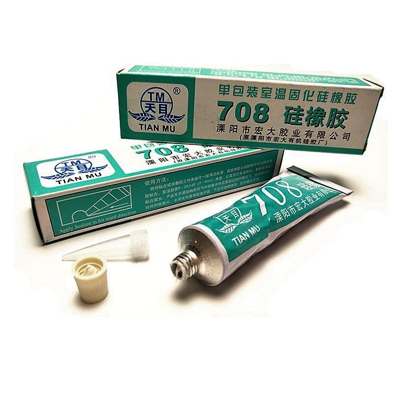 Ыстыққа төзімді желім ТМ-708 ақ қалың, фото 1