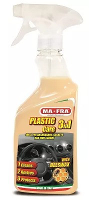 Защитная полироль для пластиковых и резиновых поверхностей MA-FRA 3in1 PLASTIC Care 500мл H0885 - фото 1 - id-p110520392